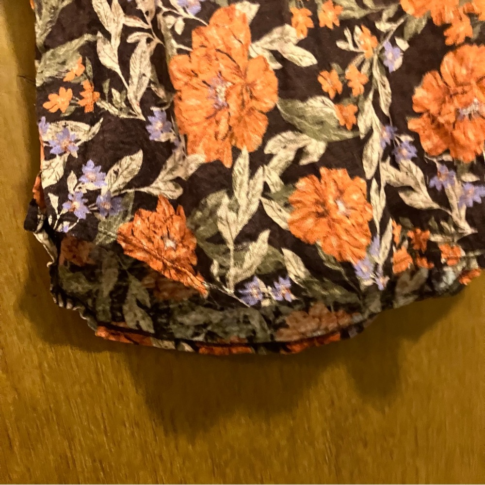 Haute Hippie Floral Poppy Top Sz L - Picture 3 of 7